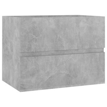 Sink Cabinet Concrete Grey 60x38.5 cm | Stylish Bathroom Storage