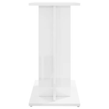 High Gloss White Aquarium Stand | 60x30x60 cm | Durable & Stylish