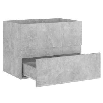 Sink Cabinet Concrete Grey 60x38.5 cm | Stylish Bathroom Storage