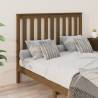 Honey Brown Solid Wood Bed Headboard | 126x6x101 cm