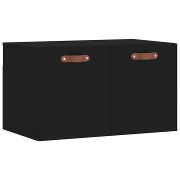 Stylish Wall Cabinet Black 60x36.5 cm - Hipomarket UK