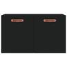 Stylish Wall Cabinet Black 60x36.5 cm - Hipomarket UK