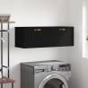 Stylish Black Wall Cabinet 100x36.5 cm | HipoMarket UK