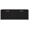 Stylish Black Wall Cabinet 100x36.5 cm | HipoMarket UK