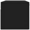 Stylish Black Wall Cabinet 100x36.5 cm | HipoMarket UK