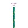 Durable 2mm Green Polypropylene Boat Rope - 25m