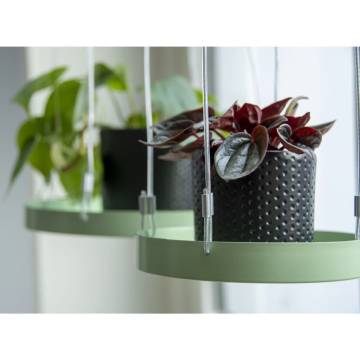 Esschert Design Round Green Hanging Plant Tray - Buy Now!