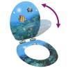 Deep Sea Design WC Toilet Seat with Soft Close - Hipomarket