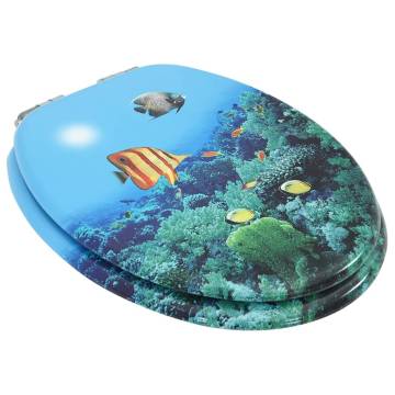 Deep Sea Design WC Toilet Seat with Soft Close - Hipomarket