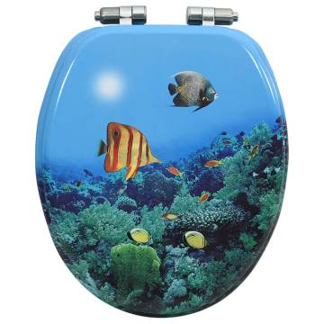 Deep Sea Design WC Toilet Seat with Soft Close - Hipomarket