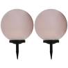 Outdoor Solar Lamps 2 pcs LED Spherical 40 cm RGB Size 40 cm Quantity in Package 2 Bulb Quantity 1 