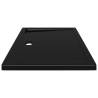 Rectangular ABS Shower Base Tray Black 70x90 cm | HipoMarket