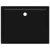 Rectangular ABS Shower Base Tray Black 70x90 cm | HipoMarket