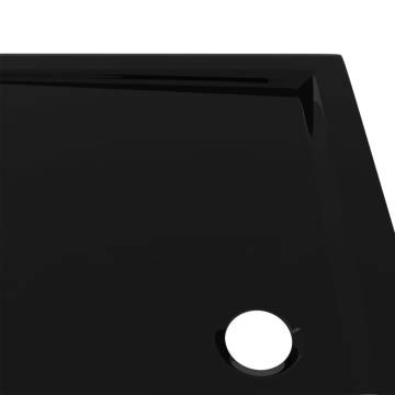 Rectangular ABS Shower Base Tray Black 70x90 cm | HipoMarket