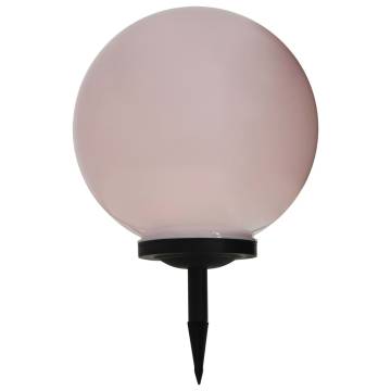 Outdoor Solar Lamps 2 pcs LED Spherical 40 cm RGB | HipoMarket