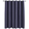 Blackout Curtain with Metal Rings - Anthracite 290x245 cm