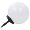 Outdoor Solar Lamps 2 pcs LED Spherical 40 cm RGB | HipoMarket