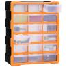 Multi-drawer Organiser with 18 Drawers - 38x16x47 cm