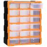 Multi-drawer Organiser with 18 Drawers - 38x16x47 cm