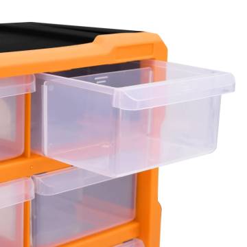 Multi-drawer Organiser with 18 Drawers - 38x16x47 cm