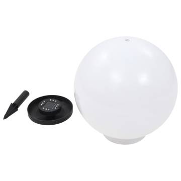 Outdoor Solar Lamps 2 pcs LED Spherical 40 cm RGB | HipoMarket