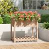 Planter with Shelf 82.5x54x81 cm Solid Wood Pine Colour natural Size 82.5 x 54 x 81 cm Quantity in Package 1 