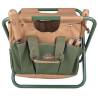 Esschert Design Garden Tool Bag and Stool GT01 Colour green Quantity in Package 1 