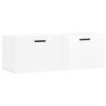 High Gloss White Wall Cabinet – 100x36.5x35 cm | HiPoMarket