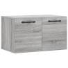 Wall Cabinet Grey Sonoma - 60x36.5x35 cm Engineered Wood