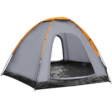 6-Person Grey Camping Tent - Durable & Easy Setup | HipoMarket