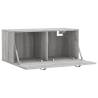 Wall Cabinet Grey Sonoma 80x36.5 cm - Stylish Storage