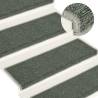 Carpet Stair Treads 15 pcs 65x21x4 cm Green Colour green Size 65 x 21 x 4 cm Quantity in Package 15 