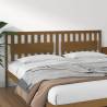 Bed Headboard Honey Brown 205.5x4x100 cm Solid Wood Pine Colour honey brown Size 205.5 x 100 cm Quantity in Package 1 