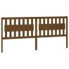 Honey Brown Bed Headboard - Solid Pine Wood | Hipomarket