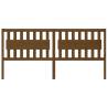 Honey Brown Bed Headboard - Solid Pine Wood | Hipomarket