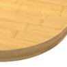 Bamboo Table Top Ø40x4 cm - Versatile & Easy to Clean