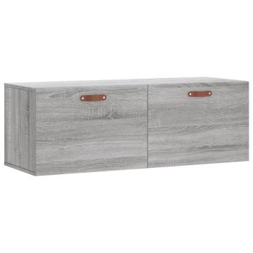 Wall Cabinet Grey Sonoma - Stylish Storage Solution | HipoMarket