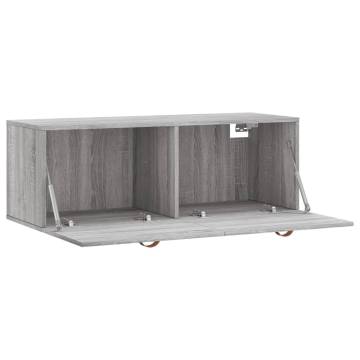 Wall Cabinet Grey Sonoma - Stylish Storage Solution | HipoMarket