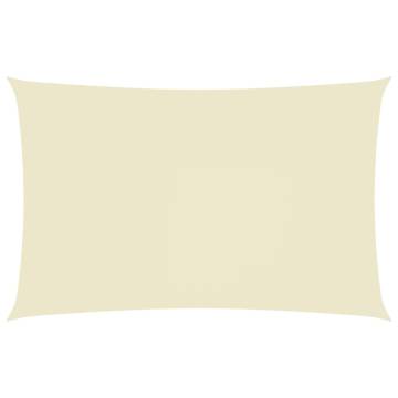 Sunshade Sail Oxford Fabric Rectangular 4x7m Cream - HipoMarket