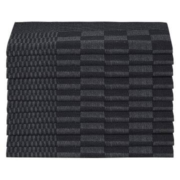 Practical Kitchen Towels 50 pcs Black & Grey - Buy Now