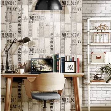 Noordwand Urban Friends Wallpaper - Grey & Black Planks