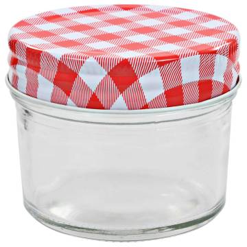 Glass Jam Jars with Lids - 24 pcs, 110 ml | Hipo Market