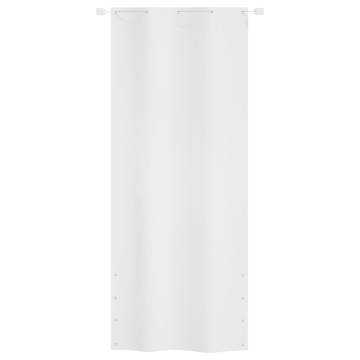 Balcony Screen White 100x240 cm - Privacy & Protection