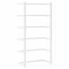 Towel Rack White 24x12x48 cm Steel - Stylish Bathroom Storage