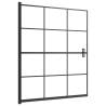 Shower Enclosure ESG 116x140 cm Black | Stylish & Functional