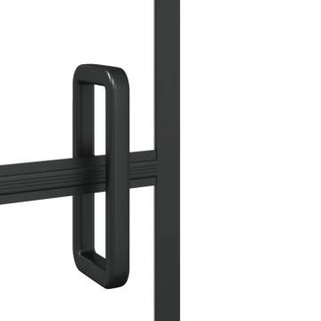 Shower Enclosure ESG 116x140 cm Black | Stylish & Functional