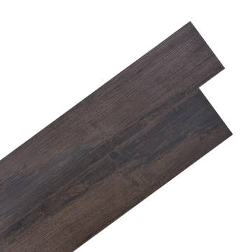 Self-Adhesive PVC Flooring Planks - Dark Brown | 2.51 m²