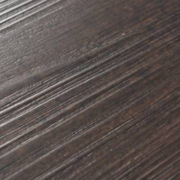 Self-Adhesive PVC Flooring Planks - Dark Brown | 2.51 m²