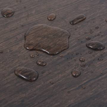 Self-Adhesive PVC Flooring Planks - Dark Brown | 2.51 m²