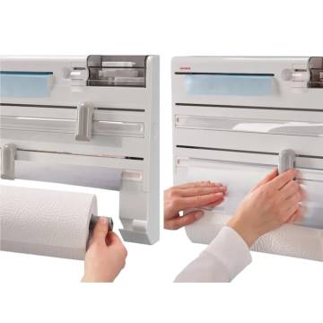 Leifheit Wall-mounted Roll Holder Parat Plus - White